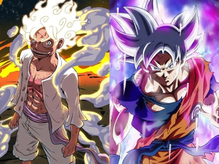 Luffy One Piece dan Goku Dragon Ball. (photo/dok.Istimewa)