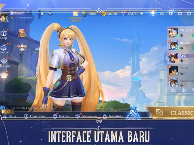 Update terbaru dari Mobile Legends (photo/Moonton)