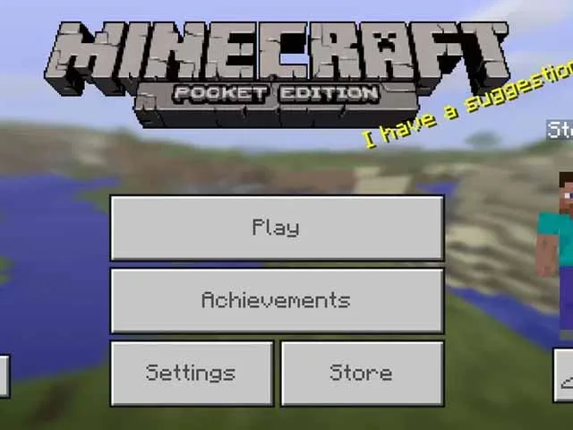 Game anak anak - bangun rumah, Minecraft: Pocket Edition (photo/Istimewa)